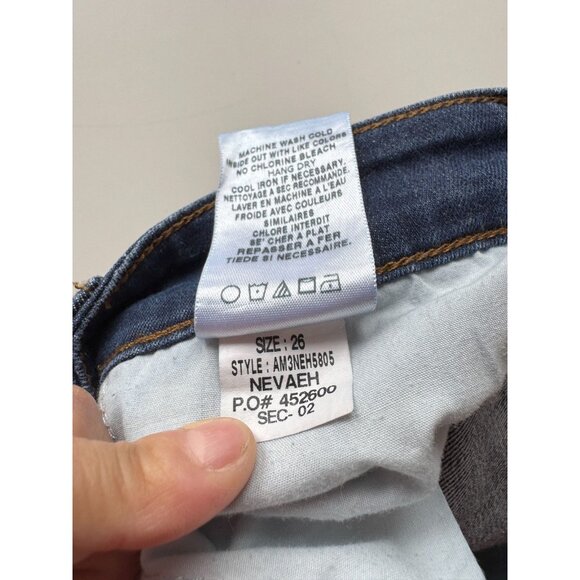 JOE'S JEANS Petite Bootcut Nevaeh Dark Rinse Low Rise Boot Leg Jeans, Size 26 - Picture 15 of 16